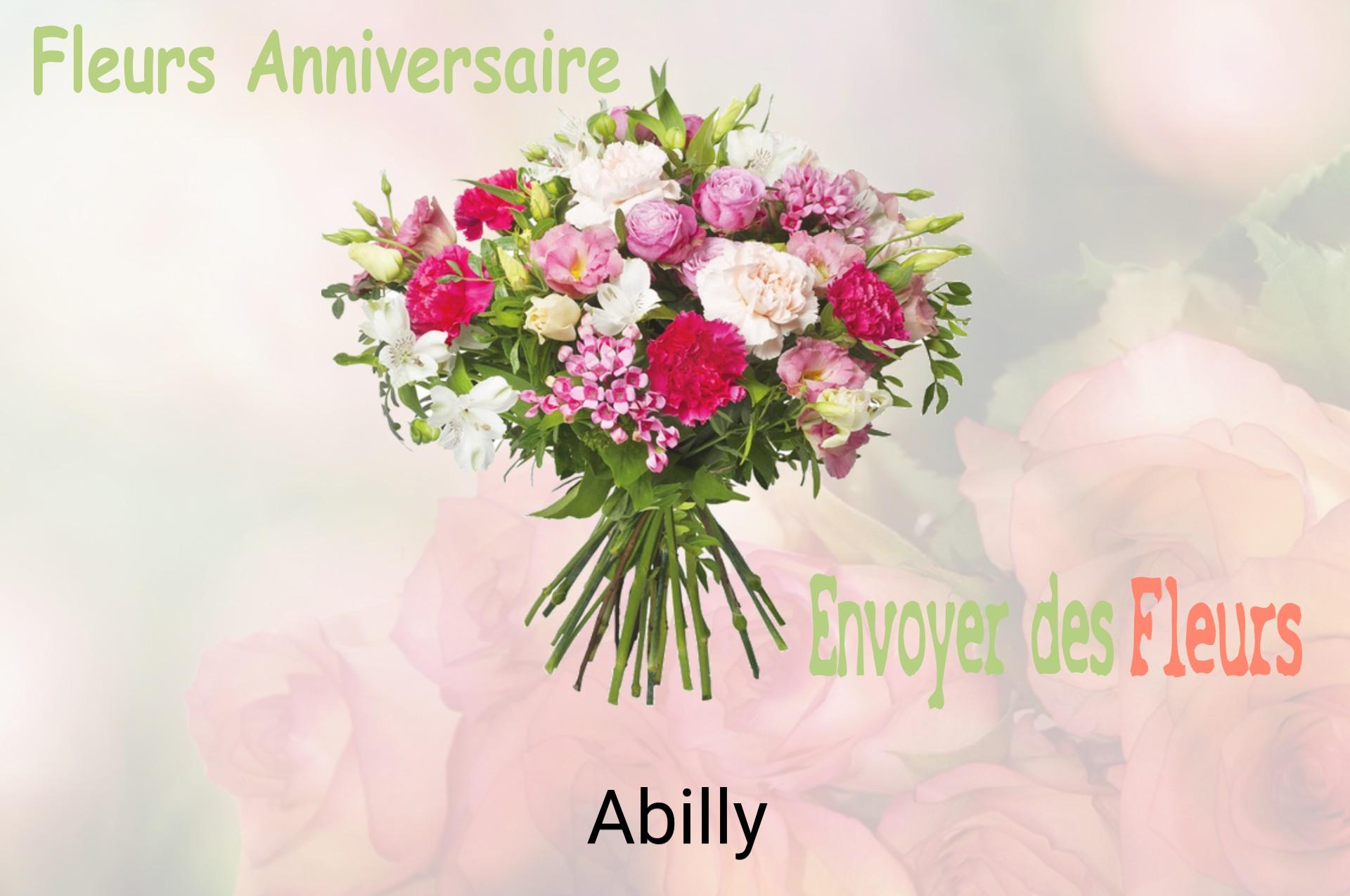 Bouquet de fleurs d’anniversaire livré à Abilly